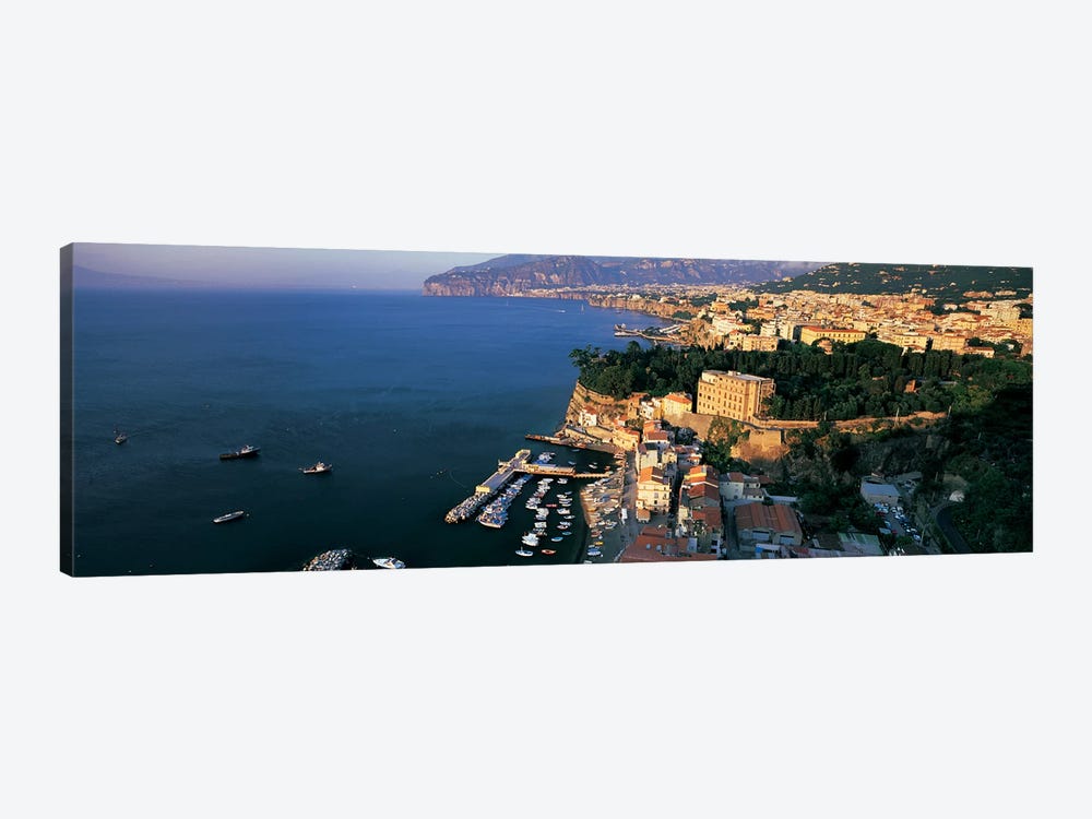 High-Angel View Of Sorrento & Bay Of Naples, Campania, Italy by Panoramic Images 1-piece Canvas Print