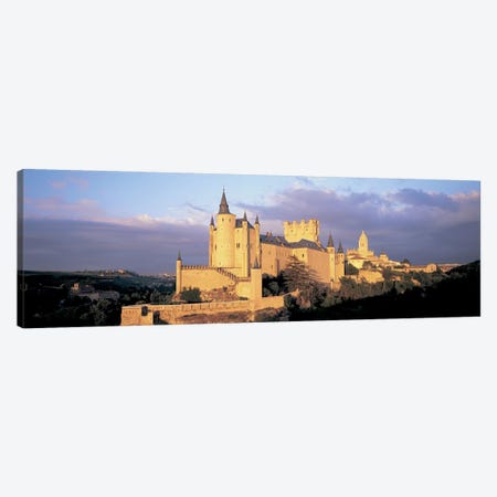 Clouds over a castle, Alcazar Castle, Old Castile, Segovia, Madrid Province, Spain Canvas Print #PIM6789} by Panoramic Images Art Print