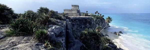 Tulum: El Castillo, Tulum, Yucatan Peninsula, Quintana Roo, Mexico by Panoramic Images