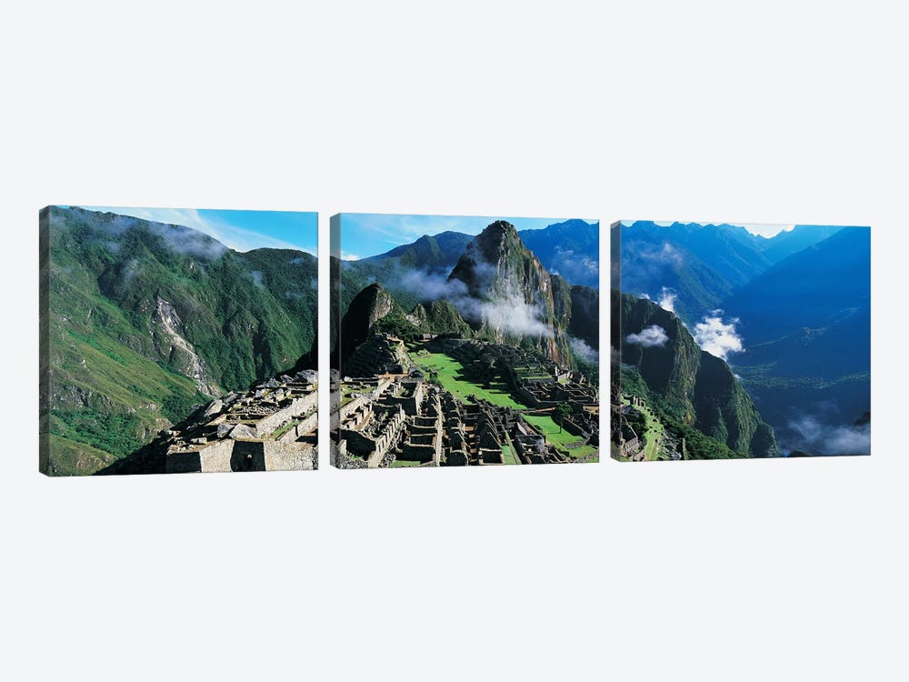 Machu Picchu, Cuzco Region, Peru by Panoramic Images 3-piece Canvas Print