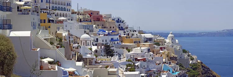 White-Washed Mediterranean Architecture, Fira, Santorini, Cyclades, Greece