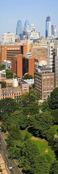 Philadelphia: Skyscrapers in a city, Washington Square, Philadelphia, Philadelphia County, Pennsylvania, USA by Panoramic Images