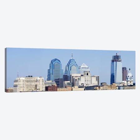 Skyscrapers in a city, Philadelphia, Philadelphia County, Pennsylvania, USA Canvas Print #PIM6808} by Panoramic Images Canvas Art
