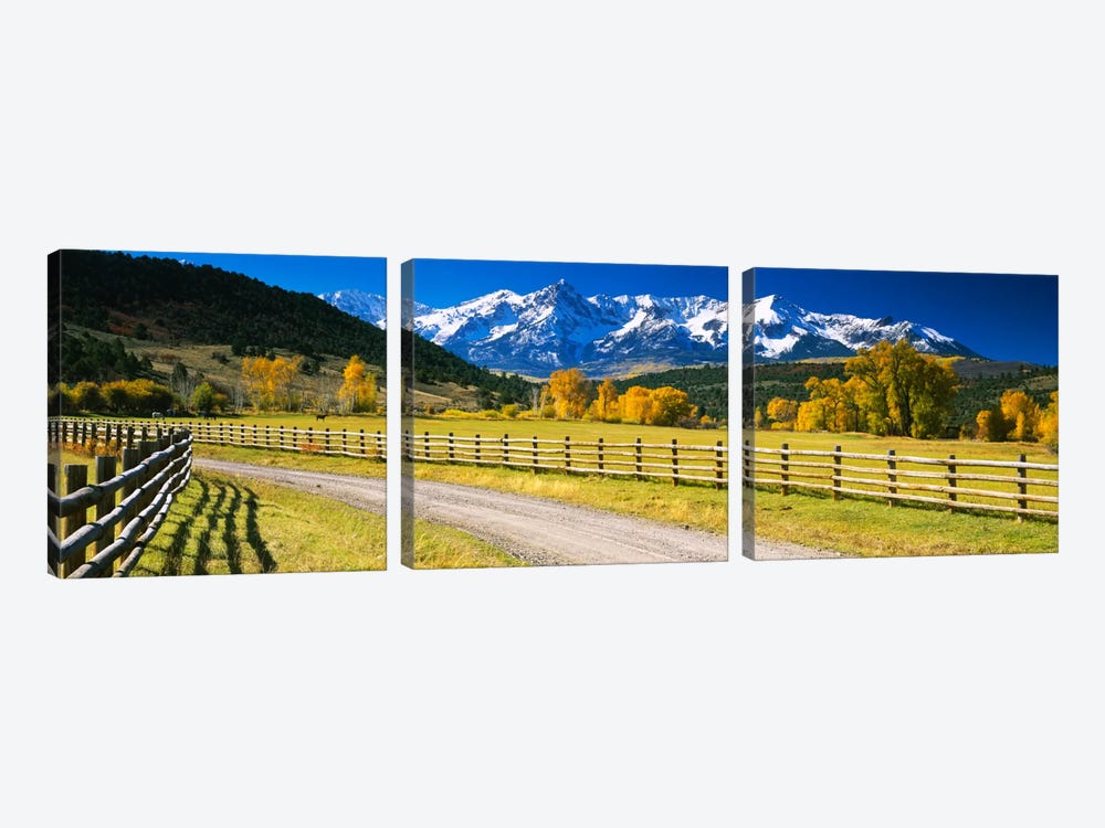 Countryside Landscape, Colorado, USA by Panoramic Images 3-piece Canvas Art