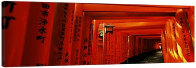 Senbon Torii Path, Fushimi Inari Taisha, Fushimi-ku, Kyoto, Kinki Region, Honshu, Japan Canvas Art Print - East Asian Culture