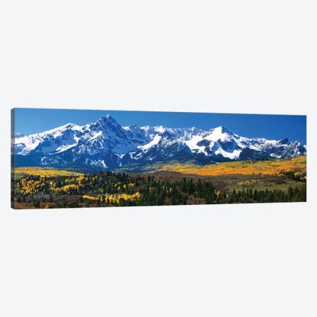 Snow-Covered Sneffels Range, Colorado, USA Canvas Print #PIM681} by Panoramic Images Canvas Artwork