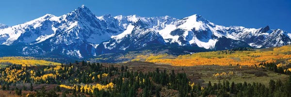 Snowy Mountains: Snow-Covered Sneffels Range, Colorado, USA by Panoramic Images