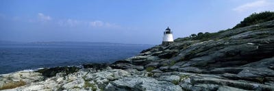 Castle Hill Lighthouse, Narragansett Bay, Newport, Rhode Island, USA by Panoramic Images canvas print
