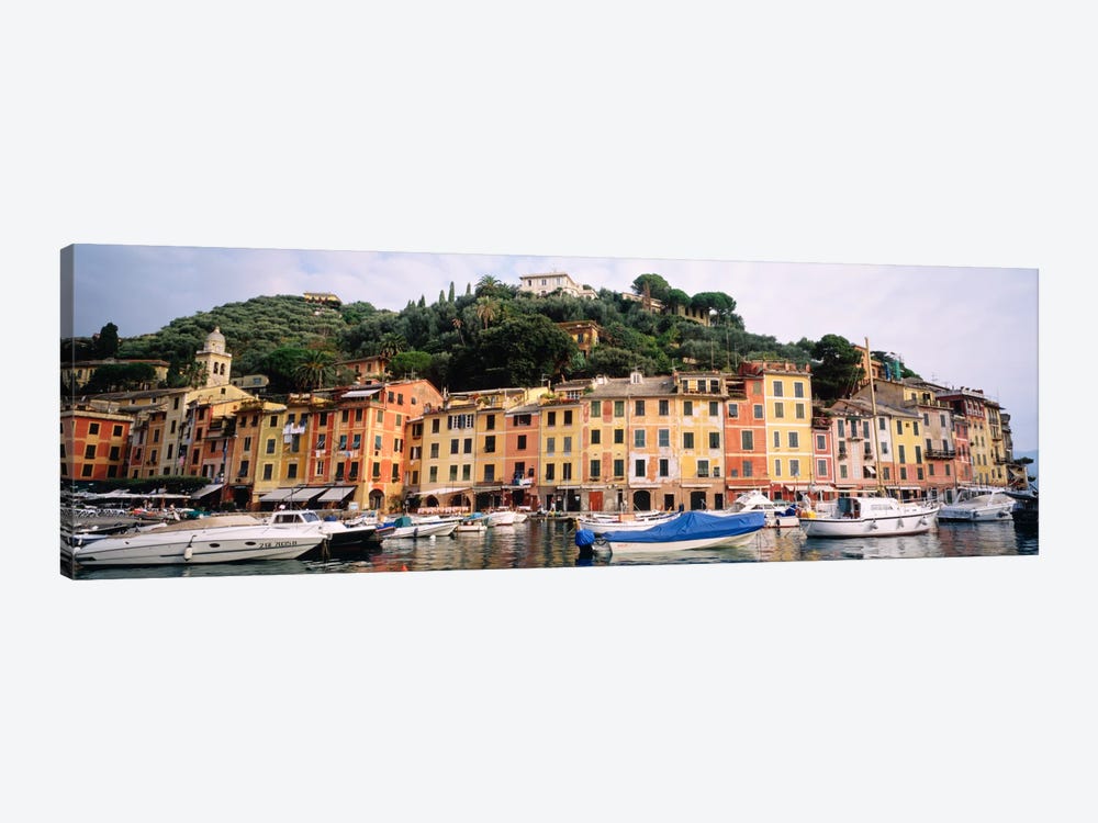 Harbor Houses Portofino Italy by Panoramic Images 1-piece Canvas Artwork