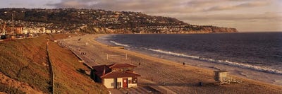 High angle view of a coastlineRedondo Beach, Los Angeles County, California, USA by Panoramic Images multi panel art