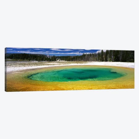 Beauty Pool, Upper Geyser Basin, Yellowstone National Park, Wyoming, USA Canvas Print #PIM689} by Panoramic Images Canvas Art