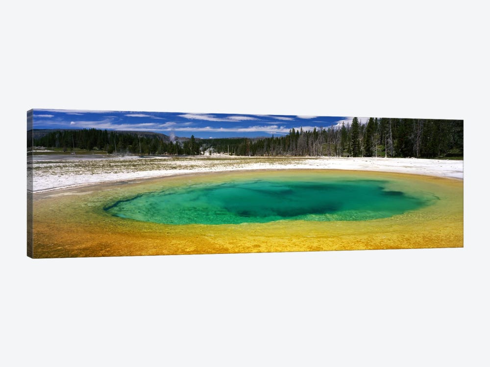 Beauty Pool, Upper Geyser Basin, Yellowstone National Park, Wyoming, USA by Panoramic Images 1-piece Canvas Print