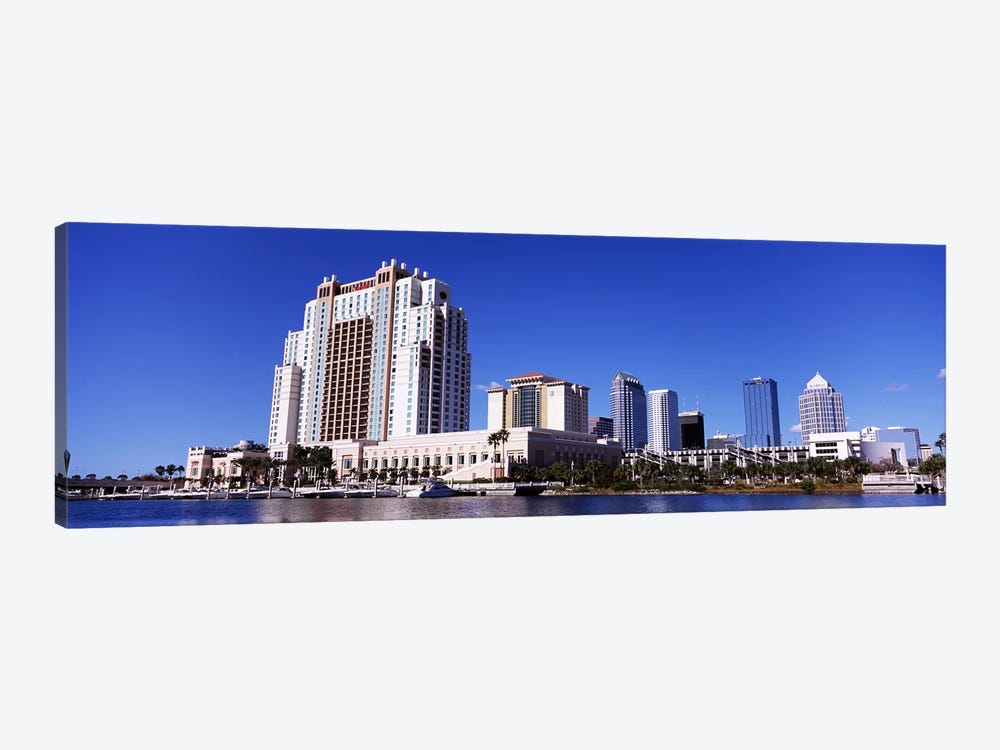 Skyscrapers at the waterfront, Tampa, Hillsborough County, Florida, USA by Panoramic Images 1-piece Art Print