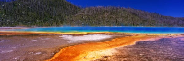 Wyoming: Grand Prismatic SpringYellowstone National Park, Wyoming, USA by Panoramic Images