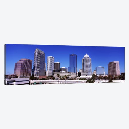 Skyscrapers in a city, Tampa, Florida, USA Canvas Print #PIM6910} by Panoramic Images Canvas Art
