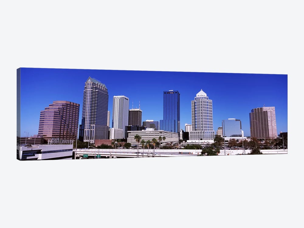 Skyscrapers in a city, Tampa, Florida, USA by Panoramic Images 1-piece Art Print