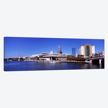 Skyscrapers at the waterfront, Tampa, Florida, USA Canvas Print #PIM6911} by Panoramic Images Canvas Wall Art