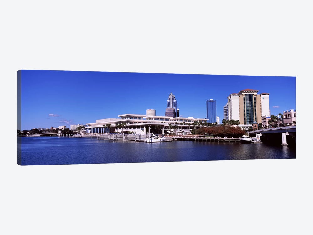 Skyscrapers at the waterfront, Tampa, Florida, USA by Panoramic Images 1-piece Canvas Art