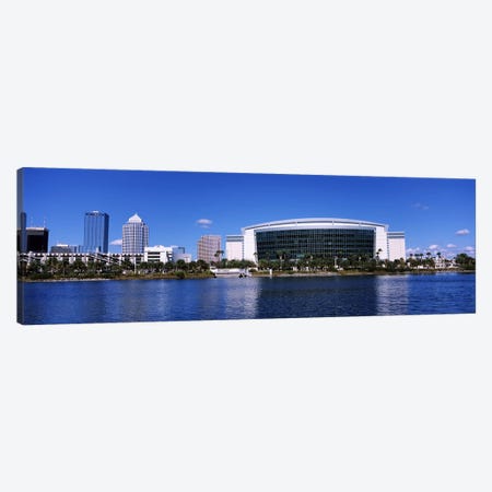 Buildings at the waterfront, St. Pete Times Forum, Tampa, Florida, USA Canvas Print #PIM6912} by Panoramic Images Canvas Wall Art