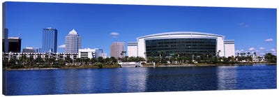 Buildings at the waterfront, St. Pete Times Forum, Tampa, Florida, USA Canvas Art Print - Tampa Art
