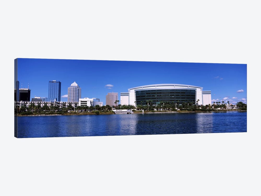 Buildings at the waterfront, St. Pete Times Forum, Tampa, Florida, USA by Panoramic Images 1-piece Canvas Print