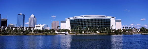 Tampa Bay: Buildings at the waterfront, St. Pete Times Forum, Tampa, Florida, USA by Panoramic Images