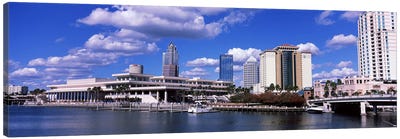 Buildings at the coast, Tampa, Hillsborough County, Florida, USA Canvas Art Print - Tampa Bay Art