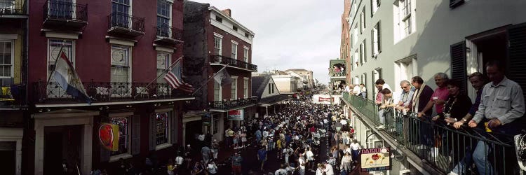 Group of people participating in a parade, Mardi Gras, New Orleans, Louisiana, USA