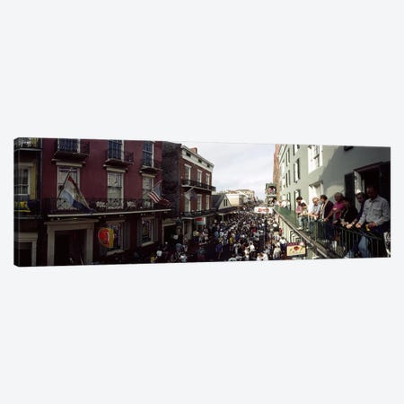 Group of people participating in a parade, Mardi Gras, New Orleans, Louisiana, USA Canvas Print #PIM6918} by Panoramic Images Canvas Artwork