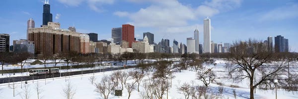 City Parks: Skyscrapers in a cityGrant Park, South Michigan Avenue, Chicago, Illinois, USA by Panoramic Images