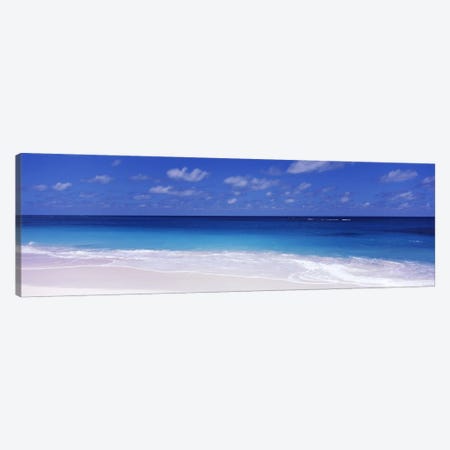 Cloudy Seascape, Shoal Bay Beach, Shoal Bay Village, Anguilla, Leeward Islands, Lesser Antilles Canvas Print #PIM6943} by Panoramic Images Canvas Print