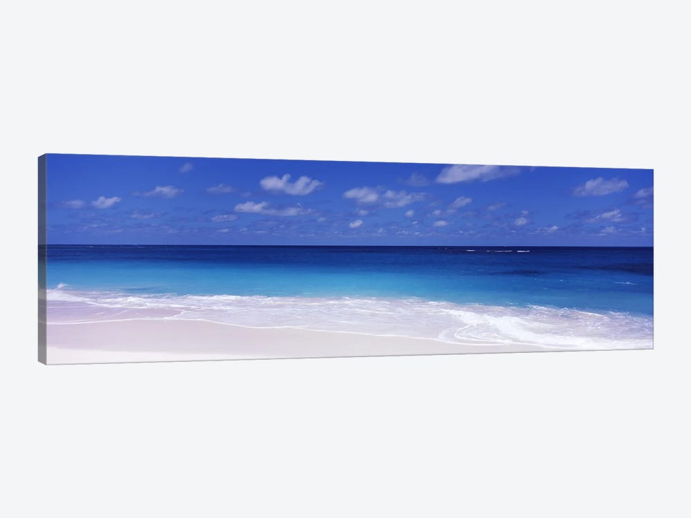 Cloudy Seascape, Shoal Bay Beach, Shoal Bay Village, Anguilla, Leeward Islands, Lesser Antilles by Panoramic Images 1-piece Canvas Art Print