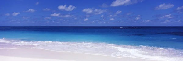 Cloudy Seascape, Shoal Bay Beach, Shoal Bay Village, Anguilla, Leeward Islands, Lesser Antilles