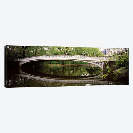 Arch bridge across a lake, Central Park, Manhattan, New York City, New York State, USA Canvas Print #PIM6947} by Panoramic Images Canvas Artwork