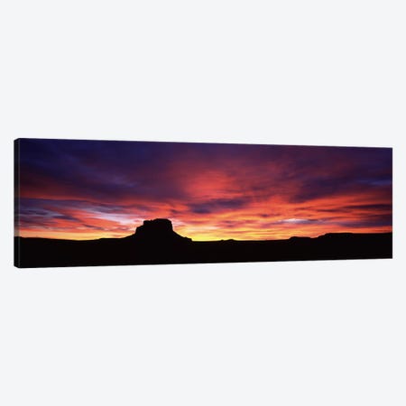 Buttes at sunset, Chaco Culture National Historic Park, New Mexico, USA Canvas Print #PIM6954} by Panoramic Images Art Print
