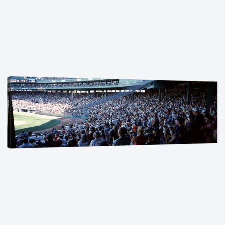Spectators watching a baseball match in a stadium, Fenway Park, Boston, Suffolk County, Massachusetts, USA Canvas Print #PIM6964} by Panoramic Images Canvas Art