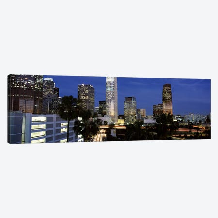 Skyscrapers in a city, City Of Los Angeles, Los Angeles County, California, USA Canvas Print #PIM6974} by Panoramic Images Art Print