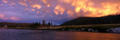 Firehole River Yellowstone National Park WY USA by Panoramic Images framed canvas print