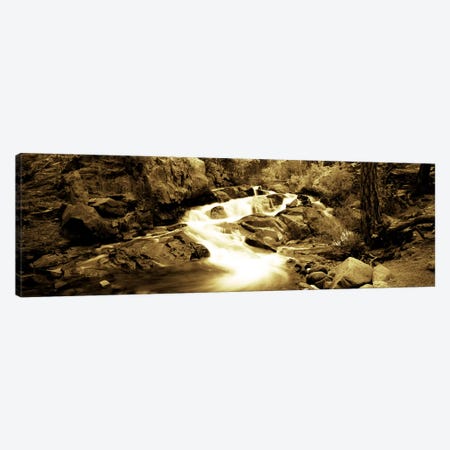 Stream flowing through rocks, Lee Vining Creek, Lee Vining, Mono County, California, USA Canvas Print #PIM7014} by Panoramic Images Art Print