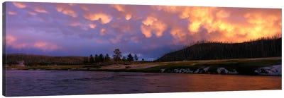 Firehole River Yellowstone National Park WY USA Canvas Art Print - Yellowstone National Park Art