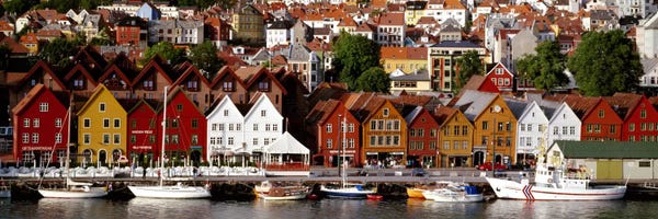 Panoramic Images: Bergen Norway by Panoramic Images