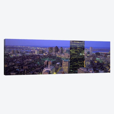 Aerial view of a city, Boston, Suffolk County, Massachusetts, USA Canvas Print #PIM7096} by Panoramic Images Canvas Print