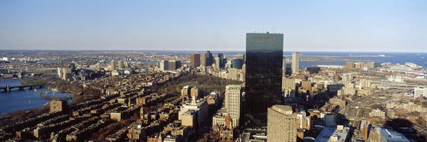 Boston: Aerial view of a city, Boston, Suffolk County, Massachusetts, USA #3 by Panoramic Images