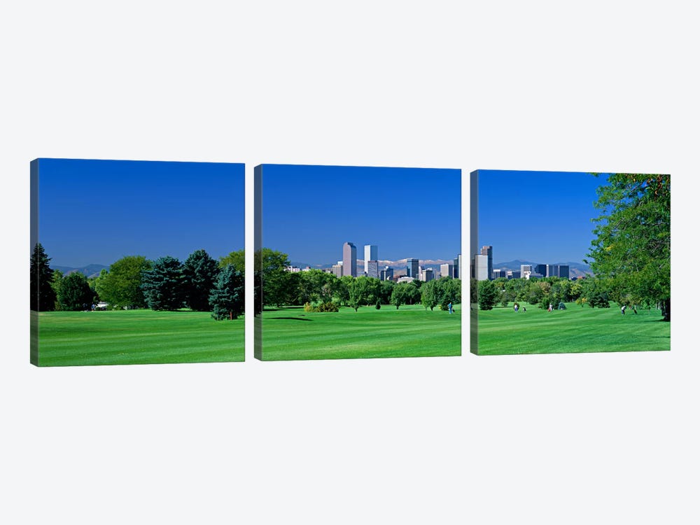 Skyline In Daylight, Denver, Colorado, USA by Panoramic Images 3-piece Art Print