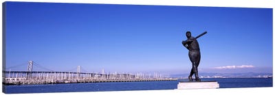 San Francisco Bay, Bay Bridge, San Francisco, California, USA Canvas Art Print - San Francisco Skylines