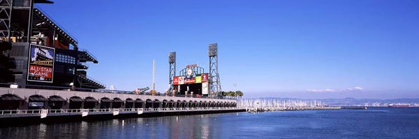 San Francisco: Baseball park at the waterfront, AT&T Park, San Francisco, California, USA by Panoramic Images