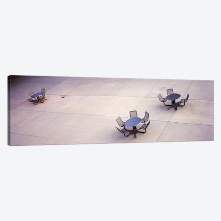 High angle view of tables & chairs in a parkSan Jose, California, USA Canvas Print #PIM7119} by Panoramic Images Canvas Print