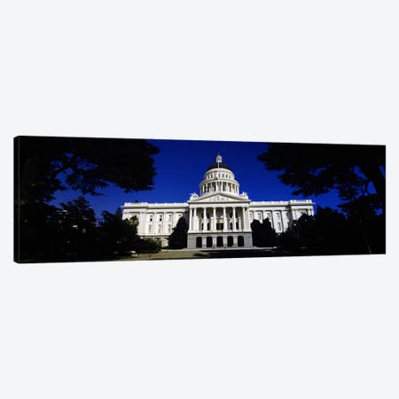 Facade of a government buildingCalifornia State Capitol Building, Sacramento, California, USA Canvas Print #PIM7120} by Panoramic Images Canvas Wall Art