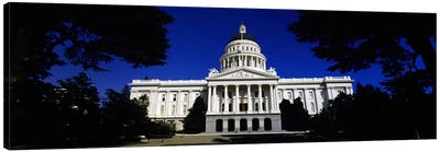 Facade of a government buildingCalifornia State Capitol Building, Sacramento, California, USA Canvas Art Print - Sacramento