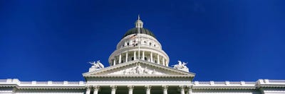 Low angle view of a government buildingCalifornia State Capitol Building, Sacramento, California, USA by Panoramic Images multi panel art